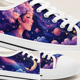 Celestial Dreamer artistic sneakers by ASTRYDE KICKS