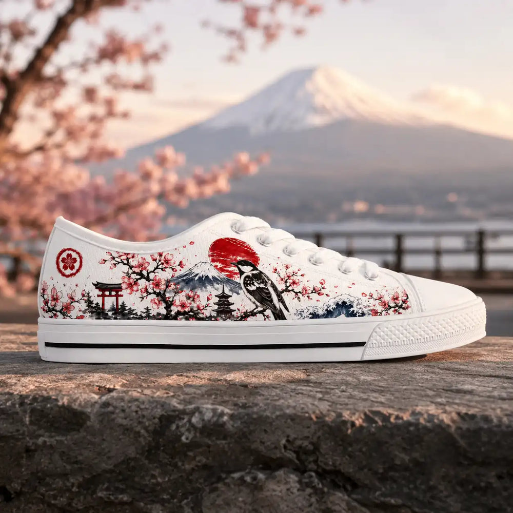 Sakura Koi Japanese women’s low top sneakers